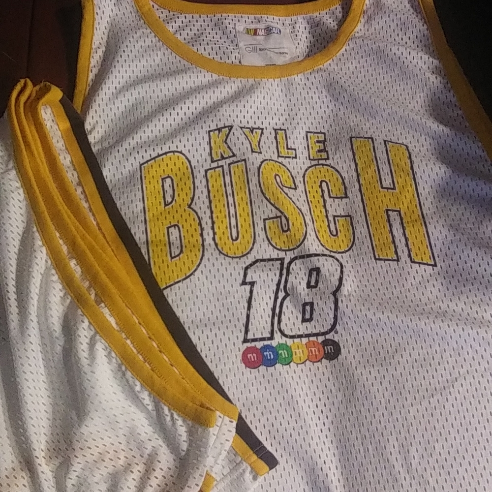 2 Kyle Busch jerseys both 3XL
